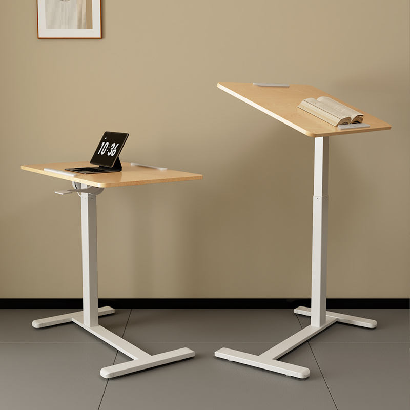 Foldable Side Table with Height Adjustments